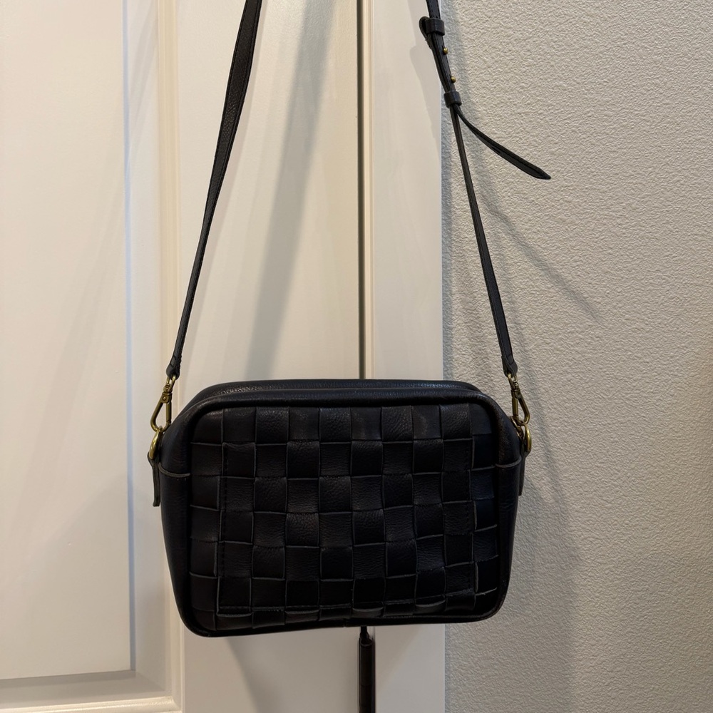 Madewell transport leather crossbody bag